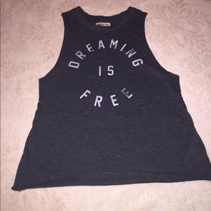 Dreaming is free tank top